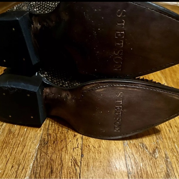 STETSON EMBER PYTHON SNIP TOE BOOT 6.5 - Picture 4 of 6